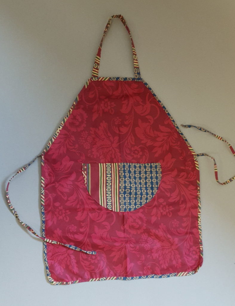 tablier de cuisine enfant, rouge