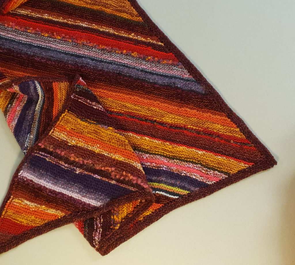 Châle rouge