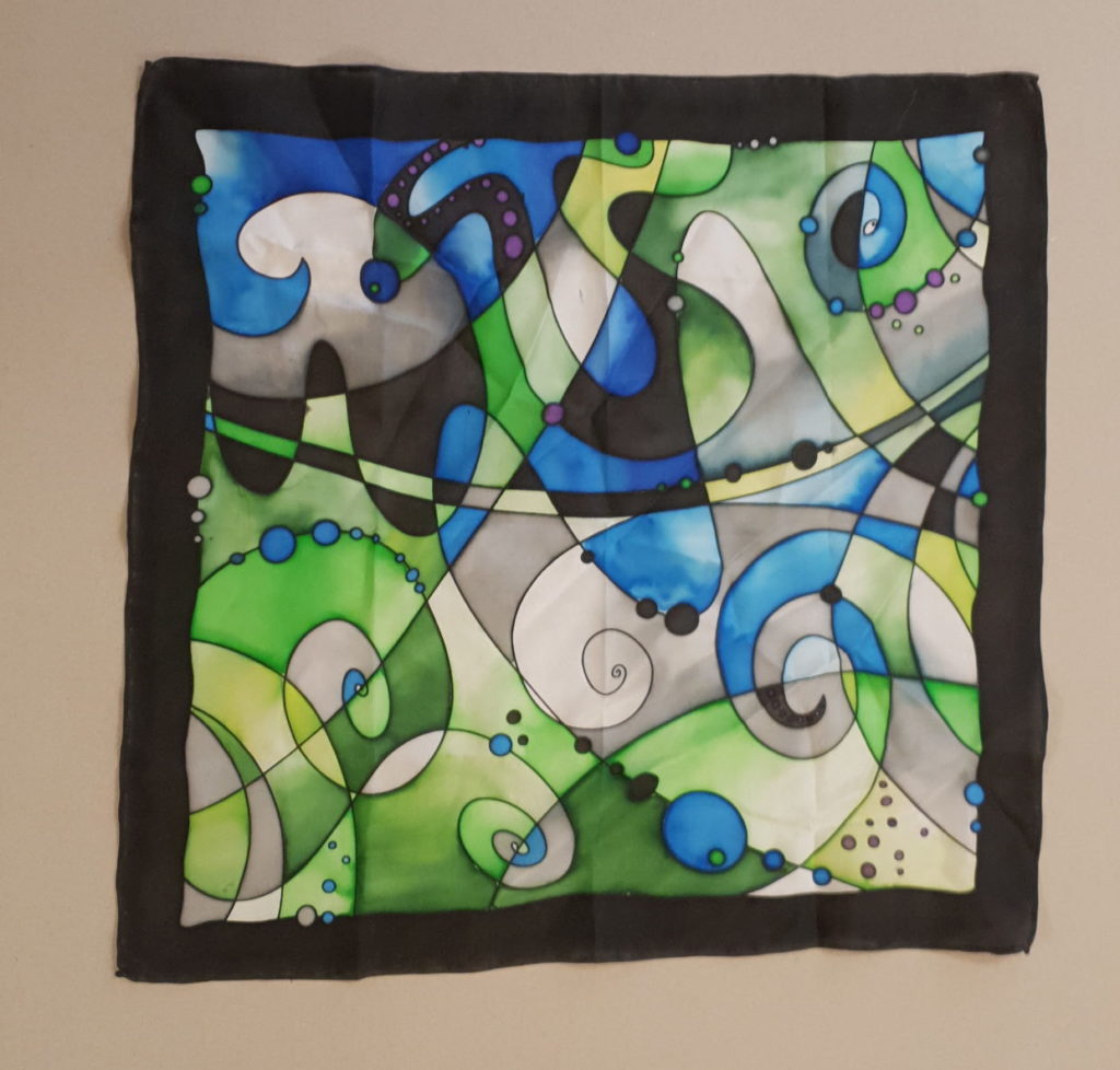 Foulard en soie, deuxième vue