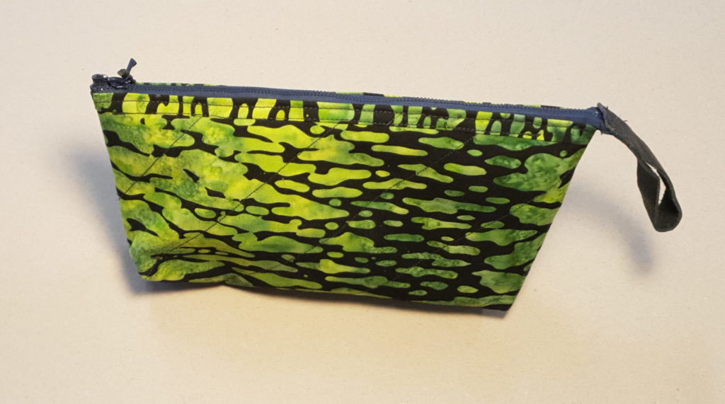 Trousse à crayons vert