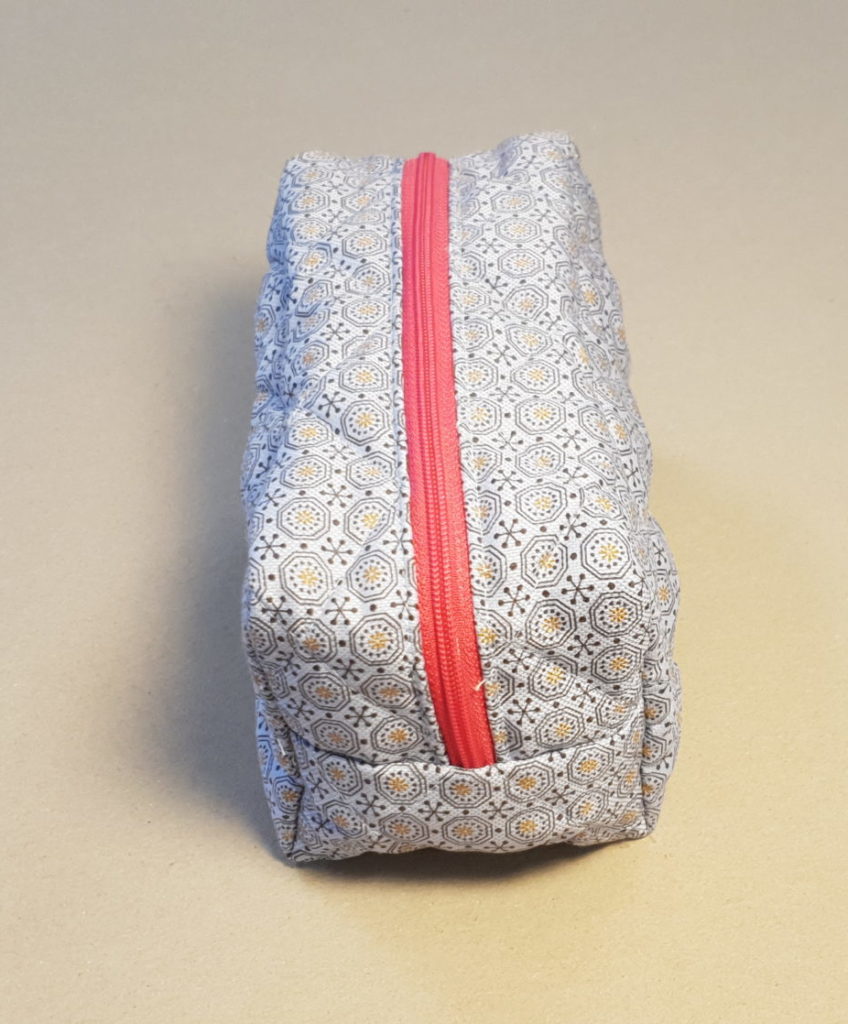 Trousse à crayons bleu-gris
